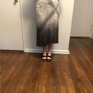 Silk Skirt, elastic waist, like new